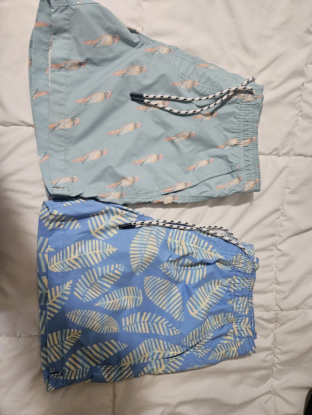 American Eagle Outfitters Light Blue & Sky Blue Men’s Swim Trunks